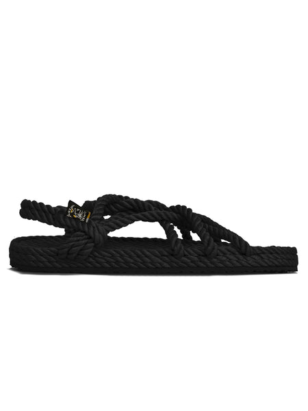 Nomadic State of Mind JC Rope Sandal in Black The UNDONE by