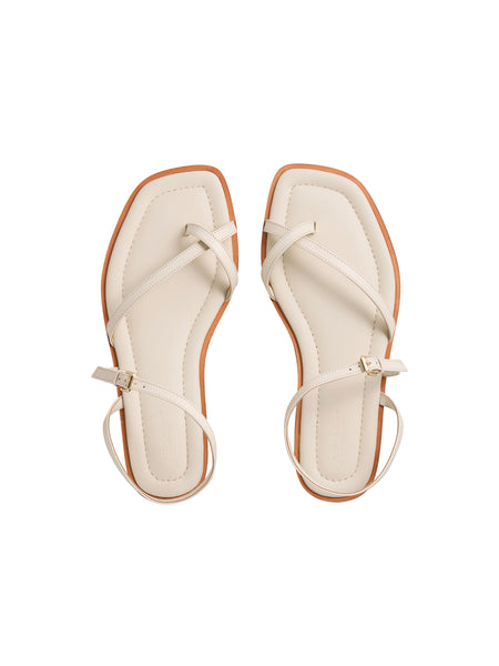 A.Emery | Lucia Sandal in Eggshell | The UNDONE by A.Emery