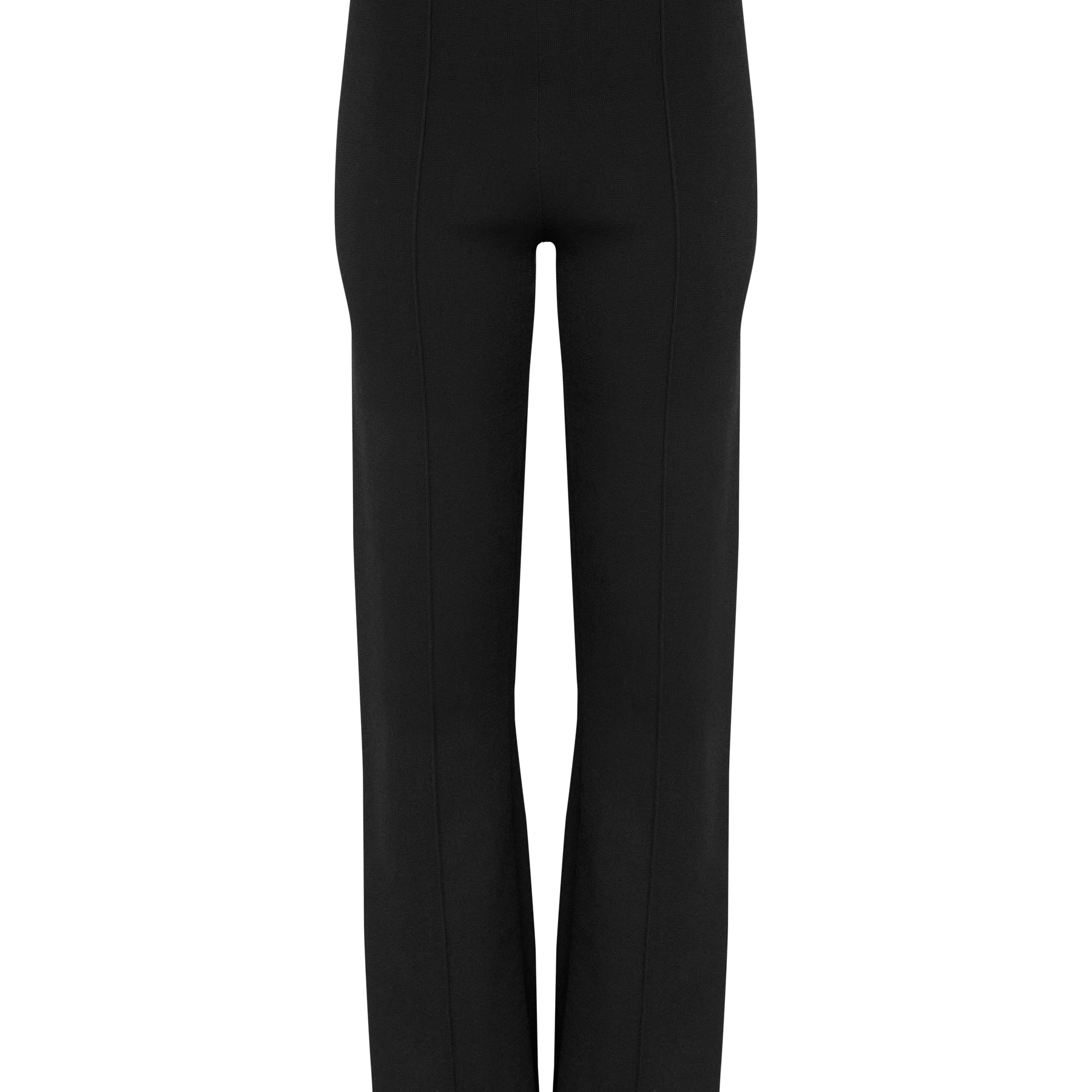 Clea | Walter Knit Trouser in Black | The UNDONE