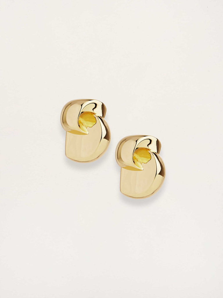 Celine chunky moon on sale earrings