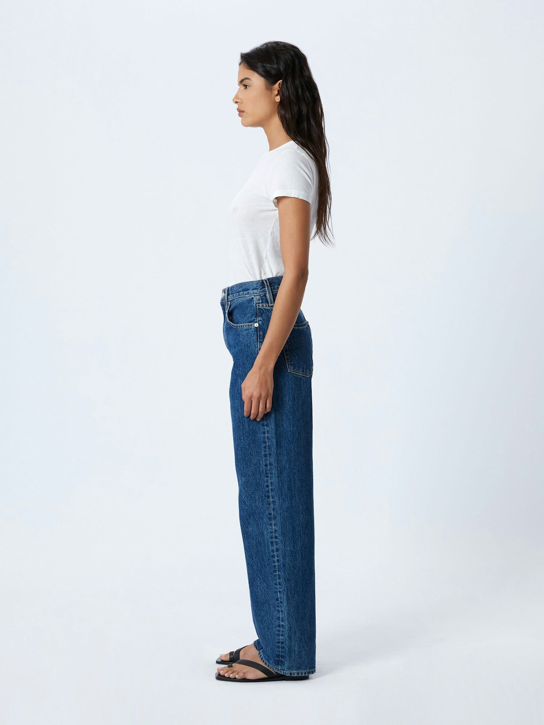 SLVRLAKE | Koko High Rise Relaxed Jean in Claremont | The UNDONE