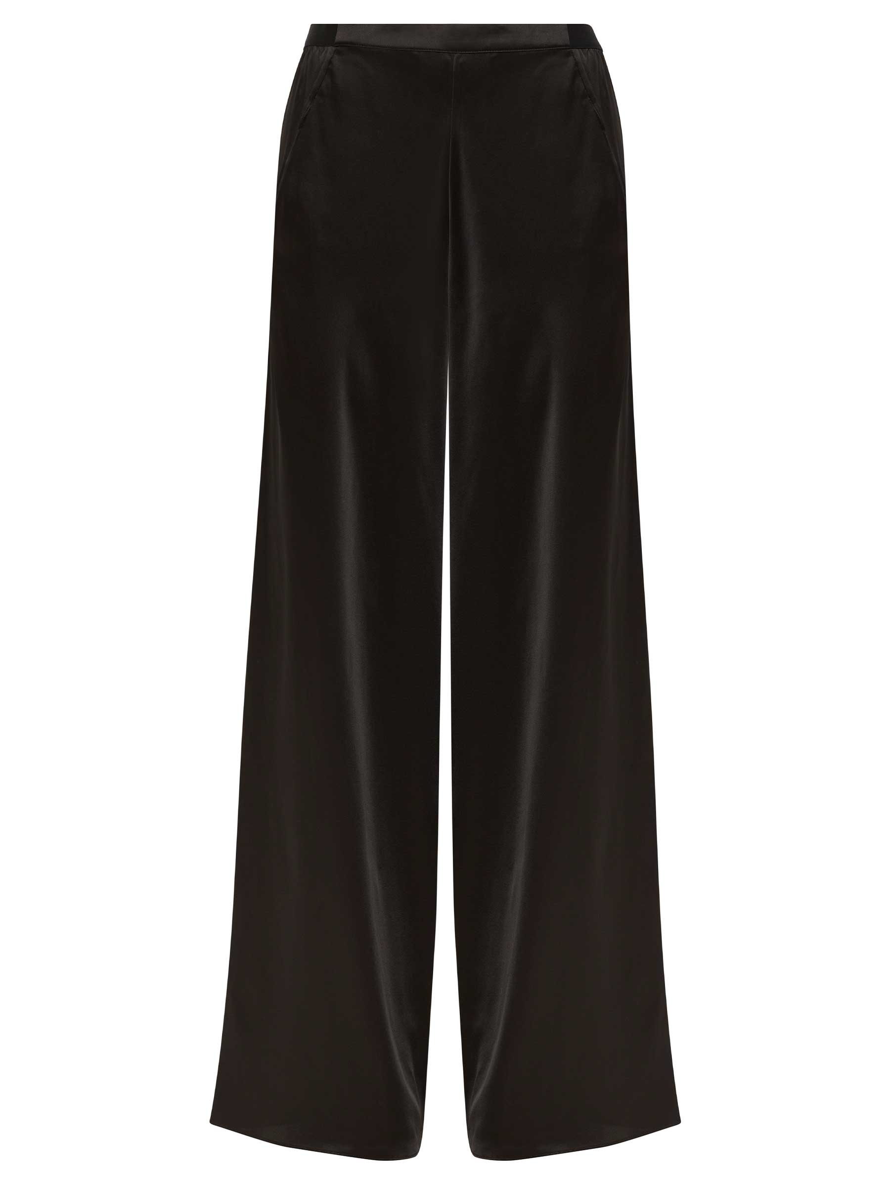 Christopher Esber | Silk Bias Trouser in Black | The UNDONE