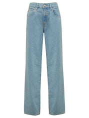 SLVRLAKE | Mica Low Rise Wide Leg Jean in Clear Skies | The UNDONE