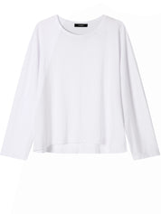 A.Emery | Una Long Sleeve Top in White Parchment | The UNDONE