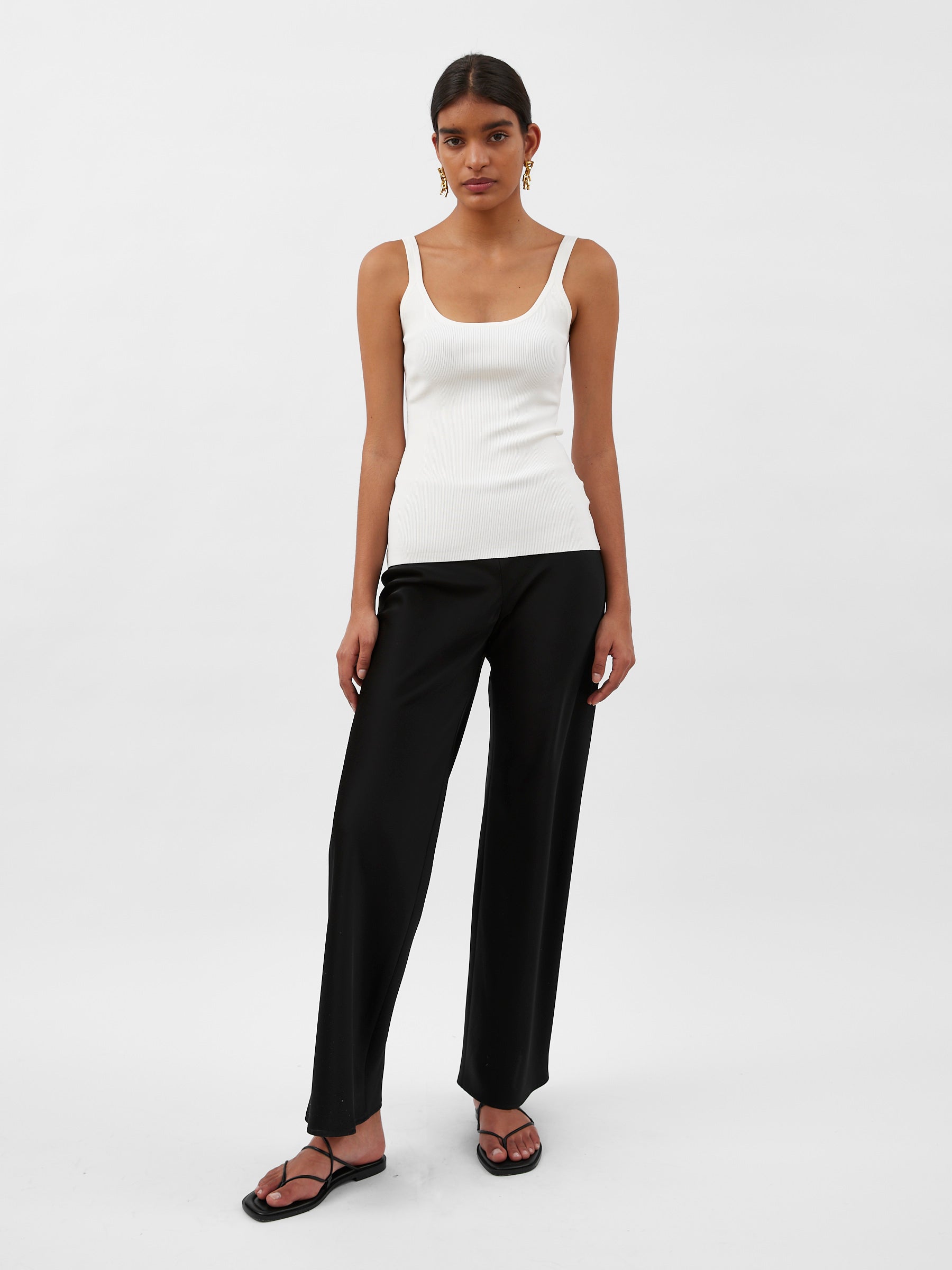 A.Emery | Myrna Bias Pant in Black | The UNDONE