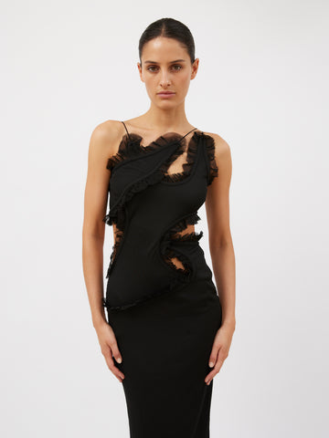 Christopher Esber | Carina Interlinked Dress in Black | The UNDONE by ...