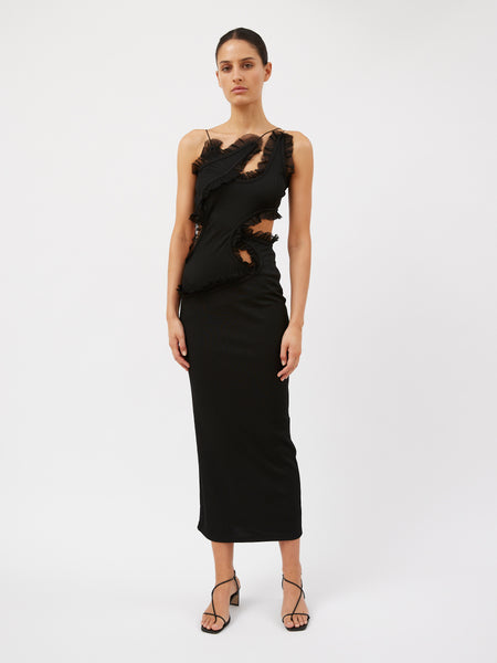 Christopher Esber | Carina Interlinked Dress in Black | The UNDONE by ...