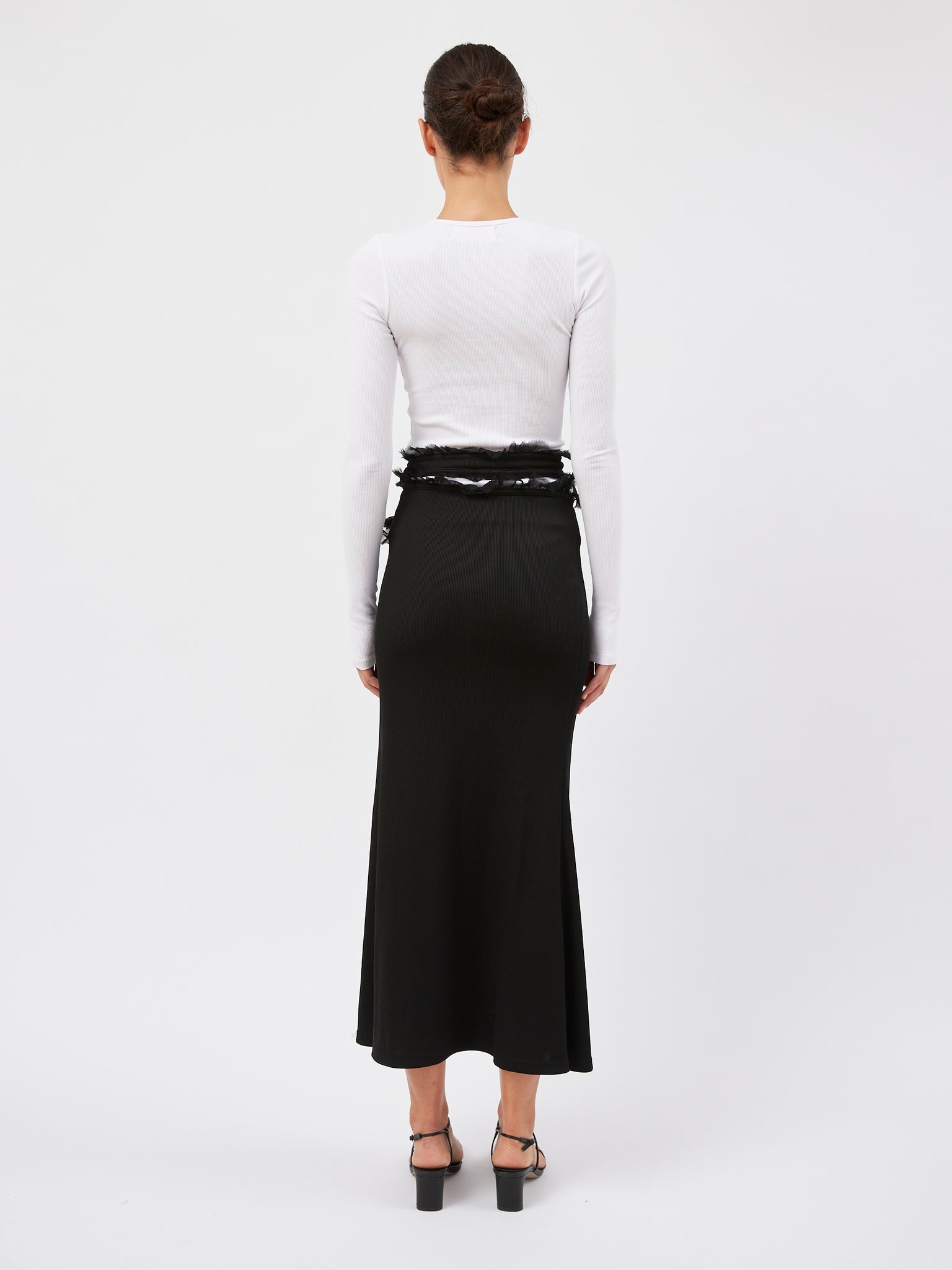 Christopher Esber | Carina Interlinked Skirt in Black | The UNDONE