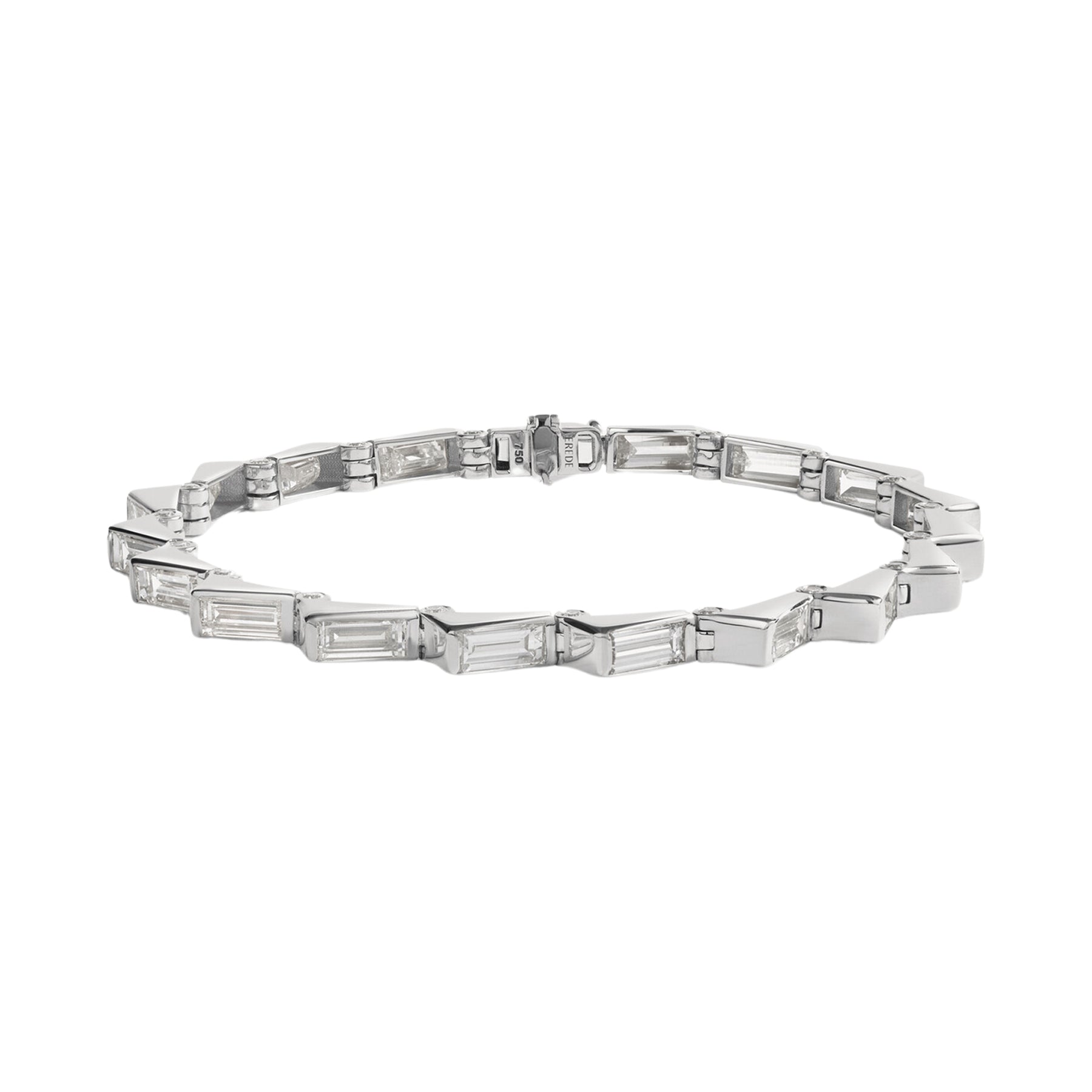 Erede | Diamond Bracelet in 18K White Gold | The UNDONE