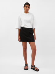 Harris Tapper | Sarah Mini Skirt in Black | The UNDONE