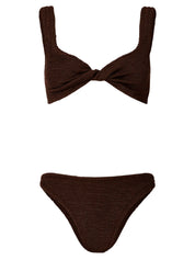 Hunza G | Juno Bikini in Chocolate Brown | The UNDONE