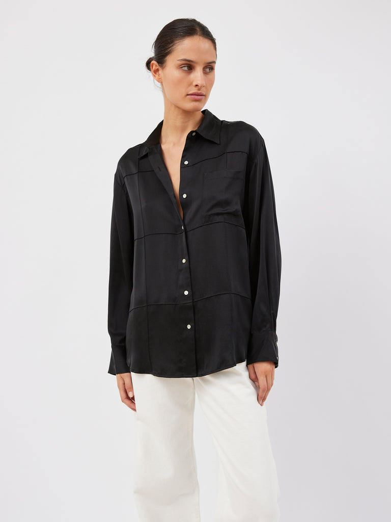 Marle | Pierre Shirt in Black | The UNDONE by Marle