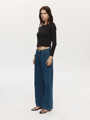 Marle | Wide Leg Jean in Heritage Blue | The UNDONE