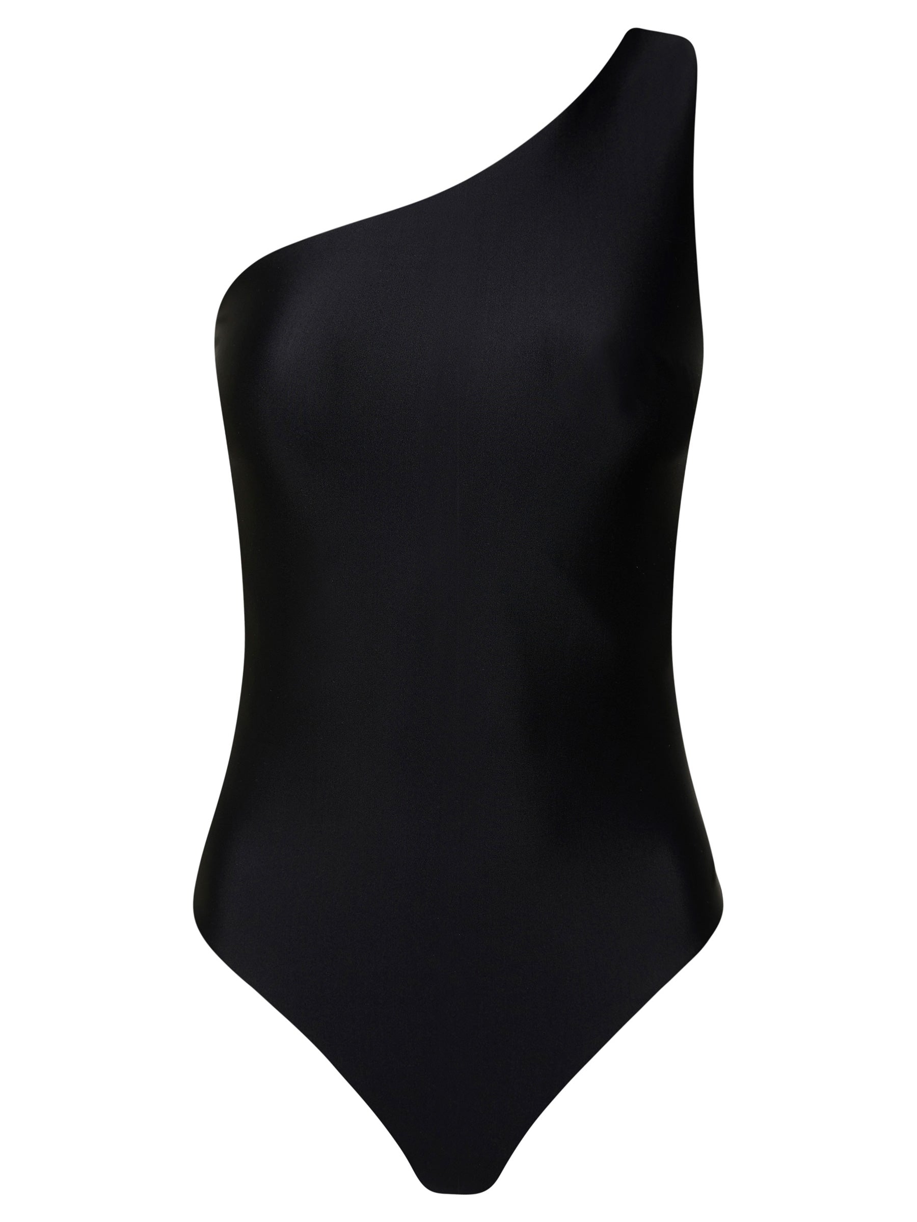 Matteau | Asymmetrical Maillot in Black | The UNDONE