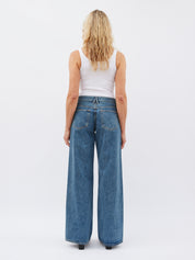 Slvrlake | Mica Low Rise Wide Leg Jean in Born To Run | The UNDONE