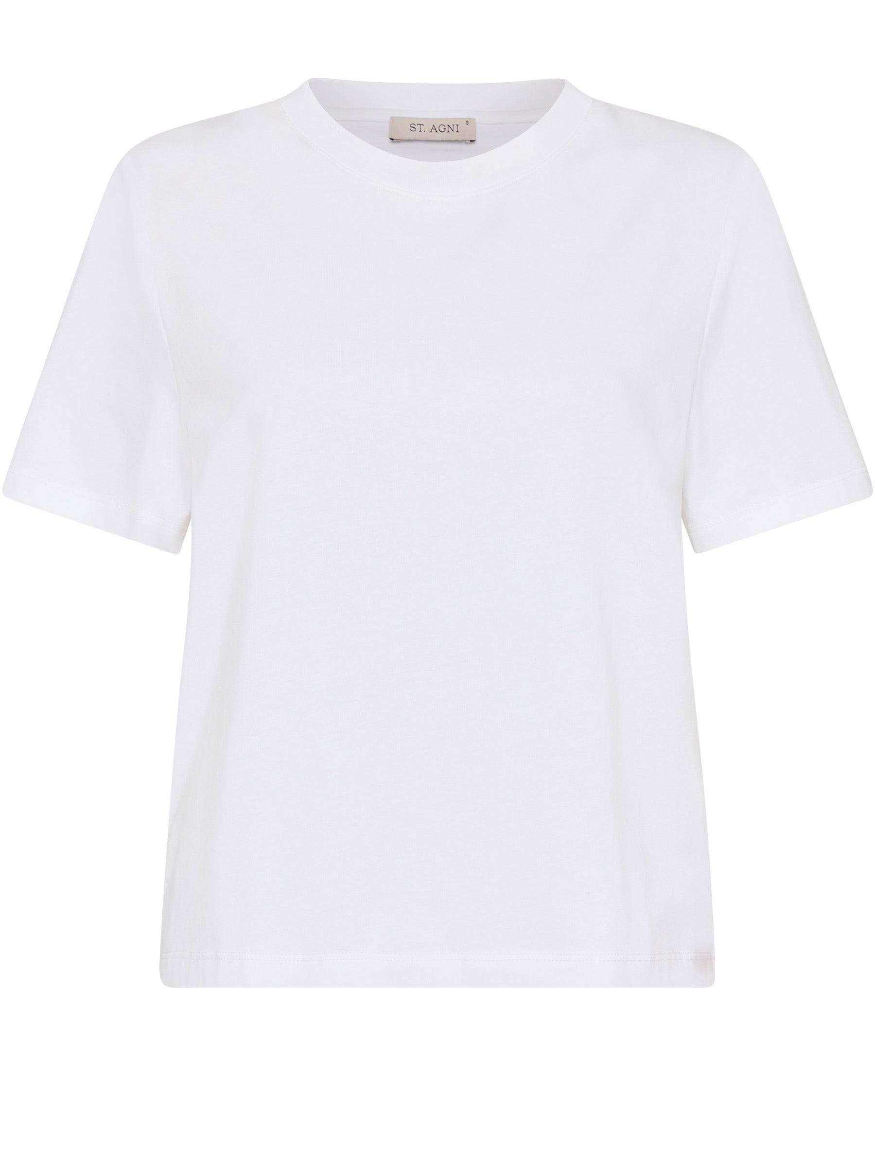 St. Agni | Organic Cotton Classic Tee in White | The UNDONE