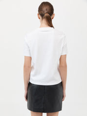 St. Agni | Organic Cotton Classic Tee in White | The UNDONE