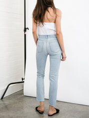 3X1 | Straight Authentic Cropped Denim Jeans | MEI | The UNDONE