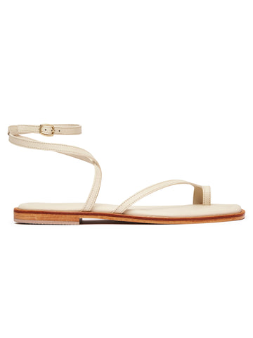 A.Emery | Piper Sandal in Egg Shell White | The UNDONE by A.Emery