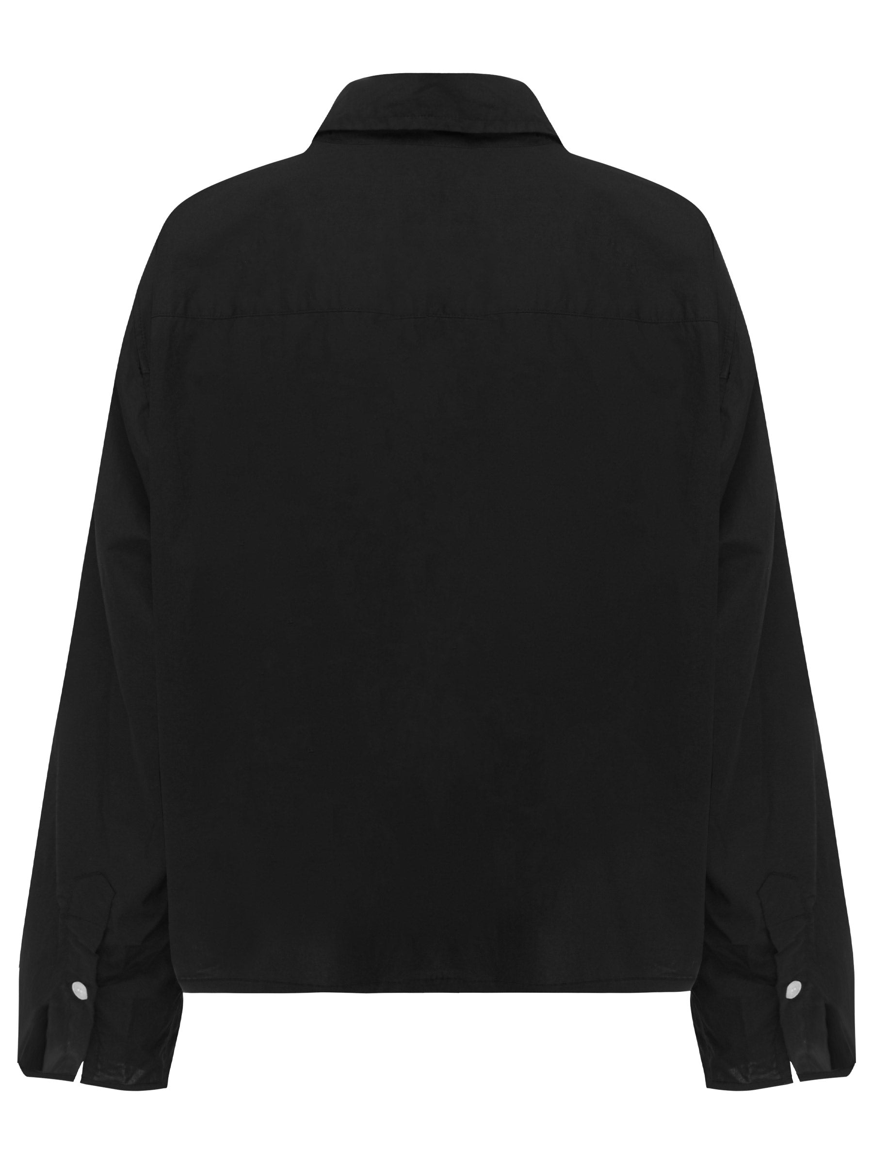 Deiji Studios | The Oversized Poplin Shirt in Black | The UNDONE