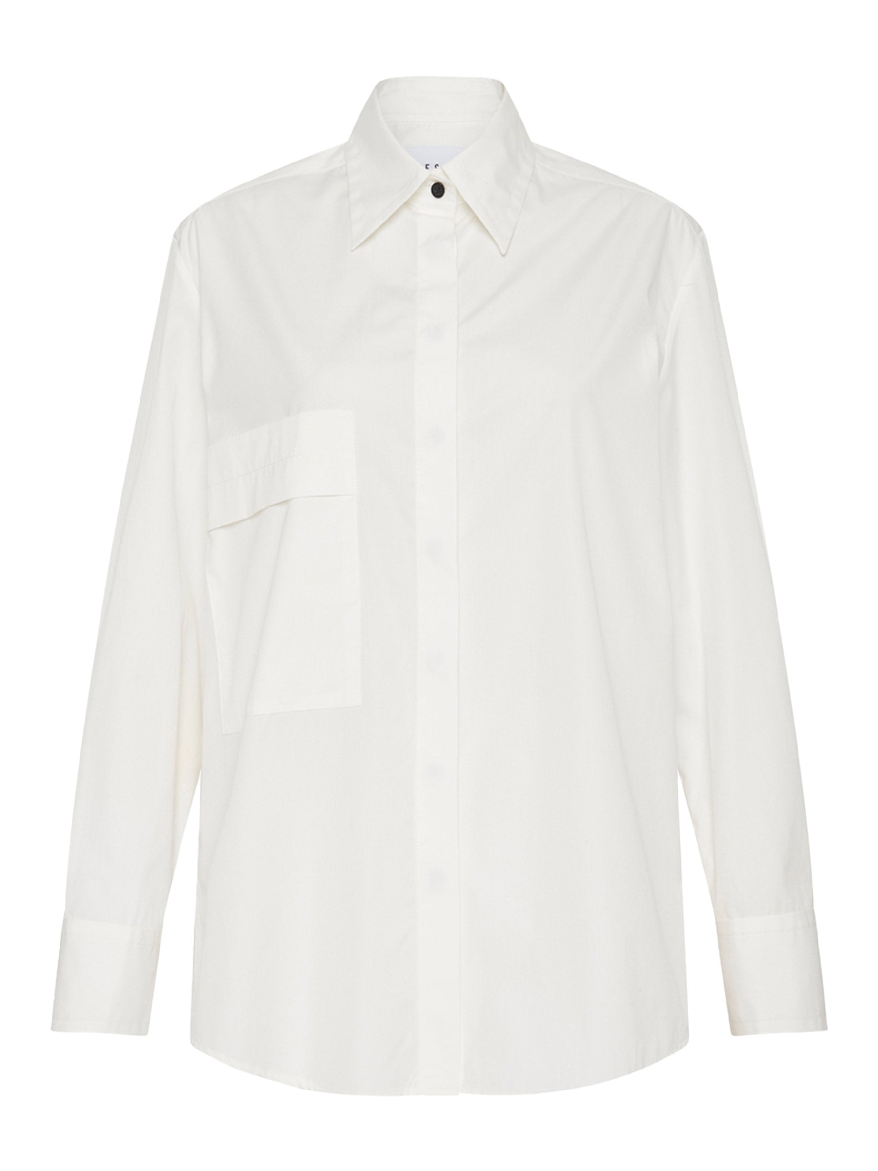 Esse Studios | Classico Pocket Shirt in Ivory | The UNDONE