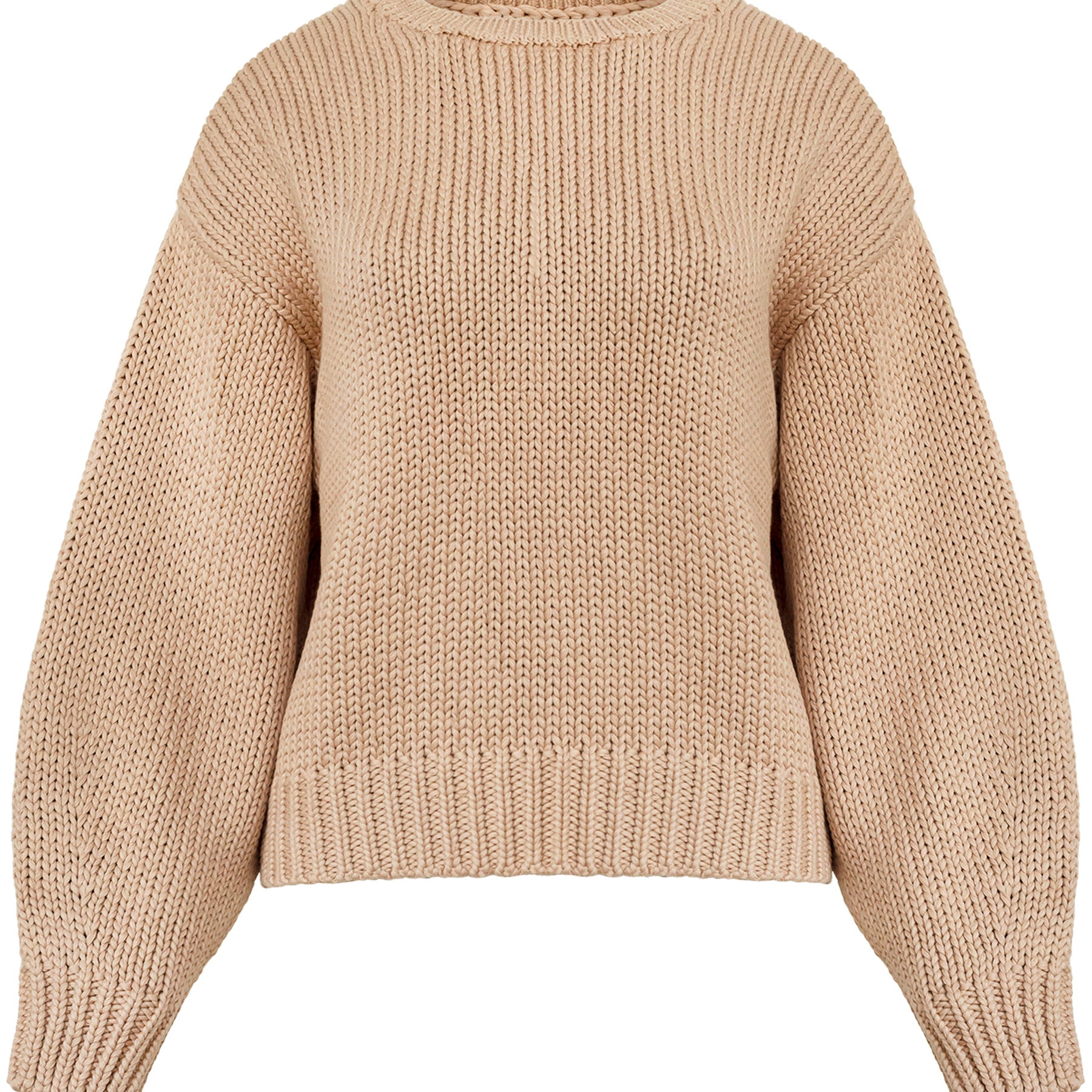 Faithfull The Brand | Cream Ganika Knit Sweater | The UNDONE