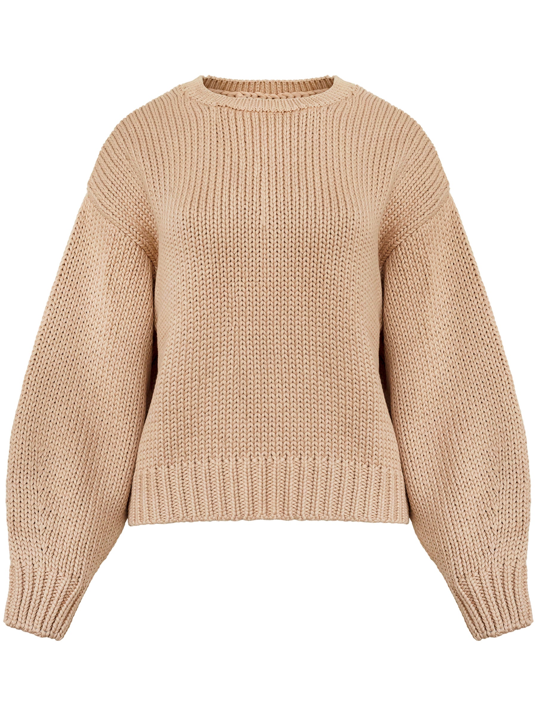 Faithfull The Brand | Cream Ganika Knit Sweater | The UNDONE