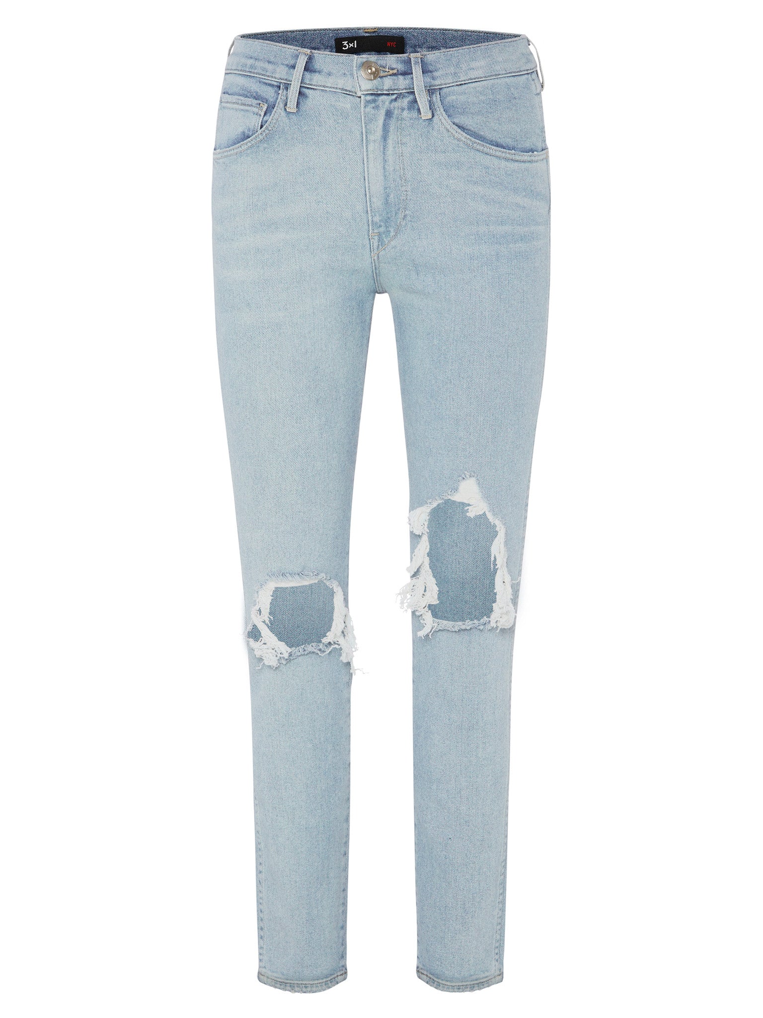 3X1 | Straight Authentic Cropped Denim Jeans | MEI | The UNDONE