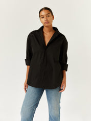 Matteau | Classic Pocket Shirt in Black | The UNDONE