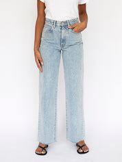 SLVRLAKE | Grace High Rise Wide Leg Jean in Time To Go | The UNDONE