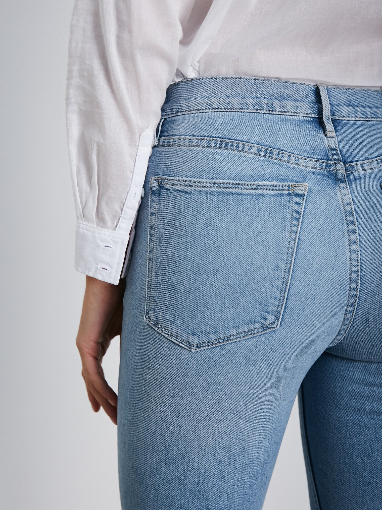 3X1 | DIY Straight Jeans in Willow | The UNDONE